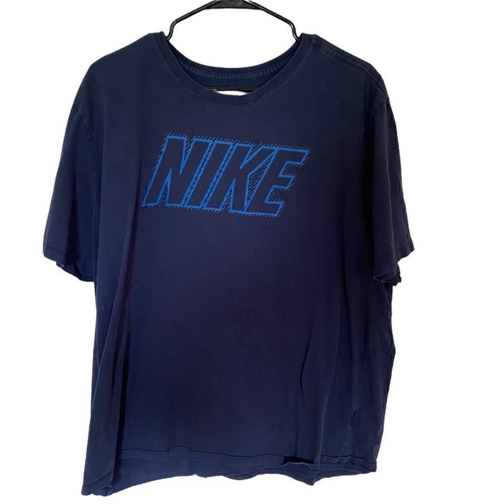 Nike Spell out XXL short sleeve tshirt blue